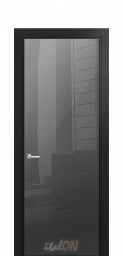 Каталог межкомнатных дверей / коллекция Apriori gloss / модель Gloss grigio scuro  / цвет Grigio