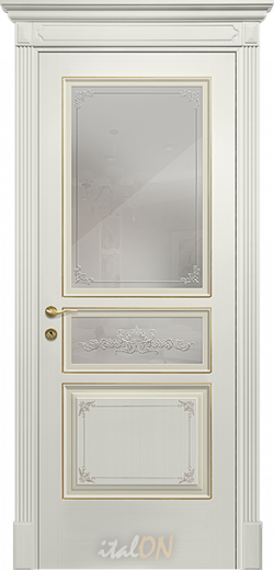 Каталог межкомнатных дверей / коллекция Versale / модель P1S2 decore oro  / цвет Artistico