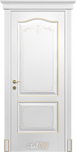 Каталог межкомнатных дверей / коллекция Versale / модель RC decore oro  / цвет Bianco