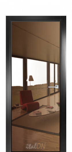 Каталог межкомнатных дверей / коллекция Apriori Vetro / модель Зеркало бронзовое  / цвет зеркальные