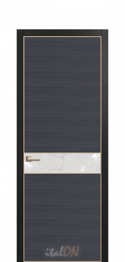 Каталог межкомнатных дверей / коллекция Apriori Desire / модель 2TE Calacatta  / цвет Navy