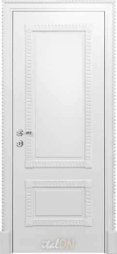 Каталог межкомнатных дверей / коллекция Deco / модель  PF2 bianco  / цвет Laccato
