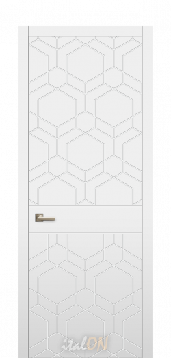 Каталог межкомнатных дверей / коллекция Flow / модель RO-G  / цвет Bianco