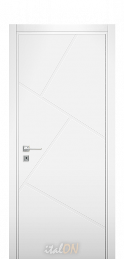 Каталог межкомнатных дверей / коллекция Uno / модель  PR5  / цвет Bianco