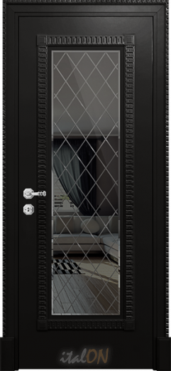 Каталог межкомнатных дверей / коллекция Deco / модель PF-M black  / цвет Laccato