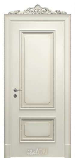 Каталог межкомнатных дверей / коллекция Imperiale / модель PF2-C insert patinato oro argento  / цвет anticato