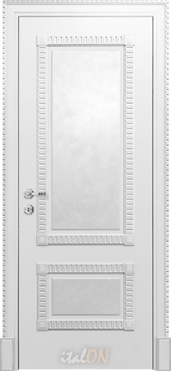 Каталог межкомнатных дверей / коллекция Deco / модель PF2 bianco  / цвет Stucco